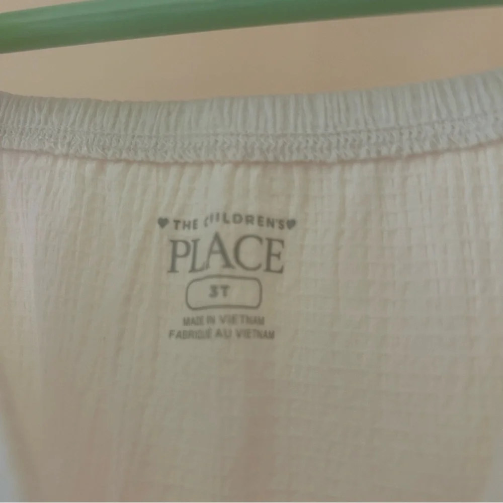 White Peplum Tank Top | Toddler Girl 3T | NWT | The Children’s Place